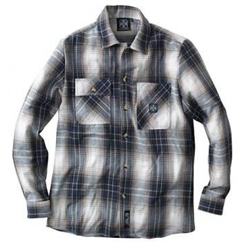 Camisa Riser West Coast Choppers Marrón-Azul
