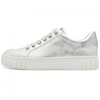 MARCO TOZZI Slip‑On Sneaker – Trendiger Metallic‑Freizeithalbschuh