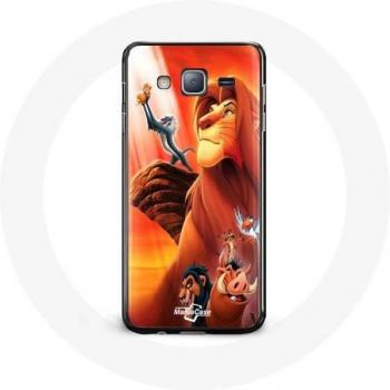 Billetera protectora Samsung Galaxy J5 2016 “Rey León” con Simbón y Mufá