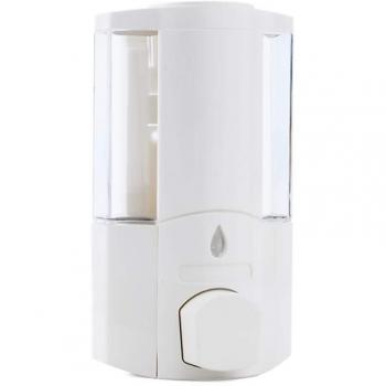 Dispenser murale per detergente liquido 400 ml con chiusura manuale