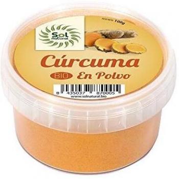 Bio-Kurkuma-Pulver von Sol Natural 100 g