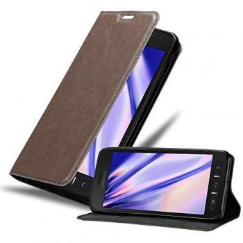 Funda de Lámpara XCover 4S Marrón Café con Soporte