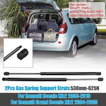 Resorte de Gas de Soporte de Puerta 530mm-625N para Renault Scenic Gran Scenic