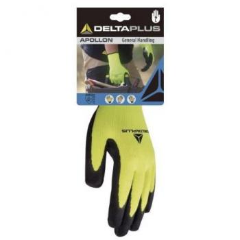 Delta Plus Gants de manutention tricot enduit latex taille 10, lot de 6 paires
