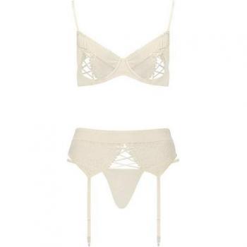 Nachtträume – Bianca 3‑teiliger Dessous‑Satz (XL/L)