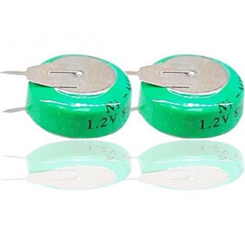 Batteries Ni-MH 1-8 pièces 1,2V 80mAh pour montres et minuteries