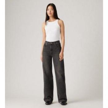 Jeans Noir Femme Levi's RIBCAGE Taille M