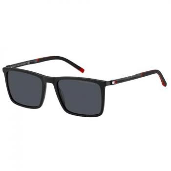 Tommy Hilfiger – Modèle TH 2077/S – Lunettes soleil masculines noir gris