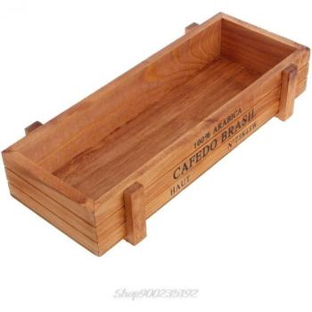 Holz Trog für Pflanzen im Vintage-Design