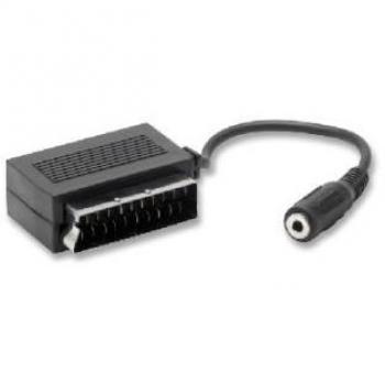 Connettore Scart per Cuffie Audio con Presa Jack 3,5mm Femmina