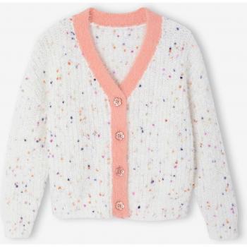 Gilet à motifs col V pour fille