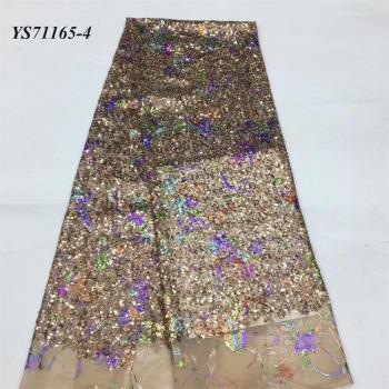 Broderie Séquin Dentelle Mariée African Chic 5 Yards