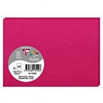 Carte 210 g rose fuchsia (x25)