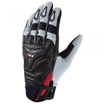 Guanti Moto LS2 All Terrain Estivi Nero Grigio Rosso 2XL
