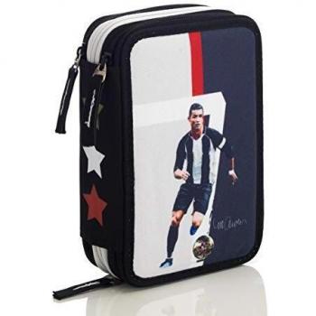 Astuccio scolastico Tre cerniere Cristiano Ronaldo