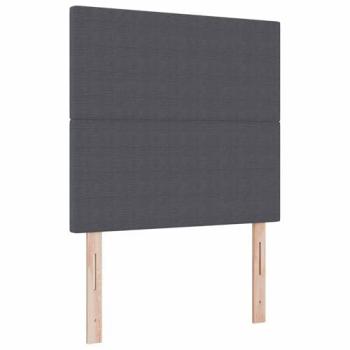 Tête de lit LED 80 cm gris foncé velours côtelé – vidaXL