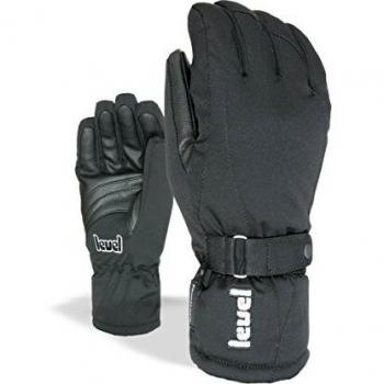 Level Guanti da Neve Hero Primaloft per Donna, Nero, Taglia 7