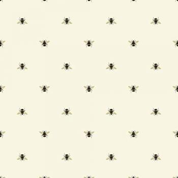 Joules Botanical Bee Cream Removable Wallpaper