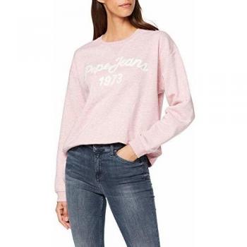 Pepe Jeans Nanete Sweat-Shirt, Rose (Cloudy Pink 308), Taille S Femme