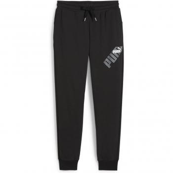 Puma Men's Black Power Graphic Sweatpants Small