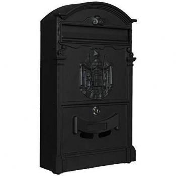 Boîte aux lettres en aluminium moulé noir