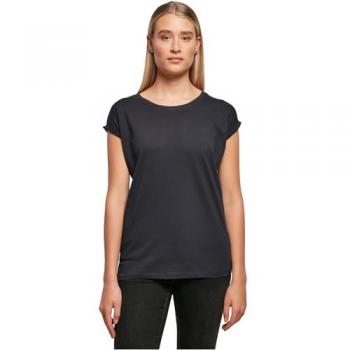 Build Your Brand Damen Rundhalsshirt mit erweiterten Schultern