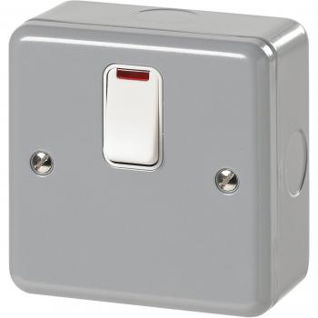 Metalclad Neon 20 Amp Aluminum Cast Double-Pole Switch Model K5232