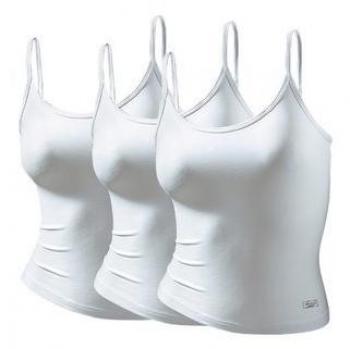 Vivance Microfaser Spaghettitops für Damen (3er-Pack)