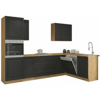 Mobilier de Cuisine Rétro Gris 162x0cm