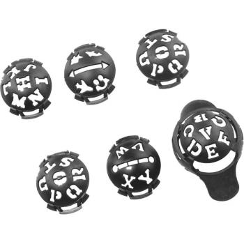 6Pcs Golf Ball Marking Alignment Tool