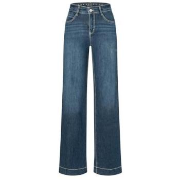 Feminine Blue Dream Wide Straight Jeans (2XS)