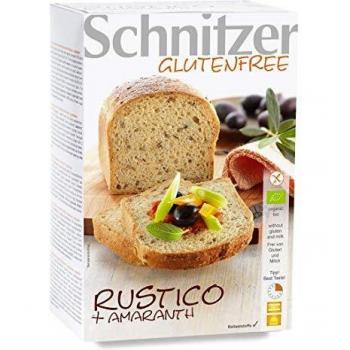 Pan de molde amaranto rústico sin gluten Schnitzer