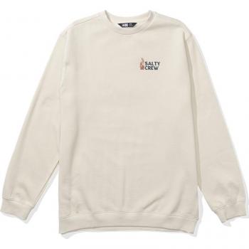 Salty Crew Herr Fleece Stake Out Crew Moonbeam