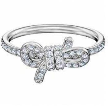Small Bow Anello Donna Swarovski Livelihood Bianco