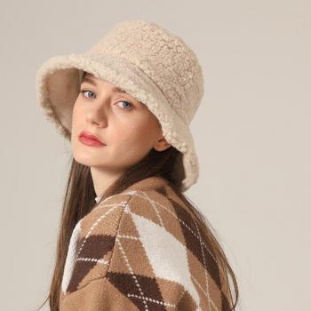 Sombrero de pescador de lana reversible para mujer y hombre