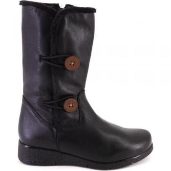 Valeria 9522 Botas Negras de Mujer con Cremallera