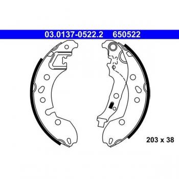 ATE brake shoe set
