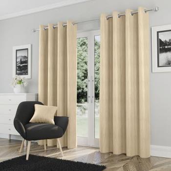 Goodwood Thermal Eyelet Curtains with Wave Pattern