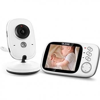 Babyphone OLEKE 3,2 rechargeable et vision nocturne