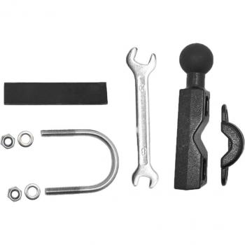 Motorbike U-Bolt Handlebar Mount 1-Inch Ball (11mm to 27mm)
