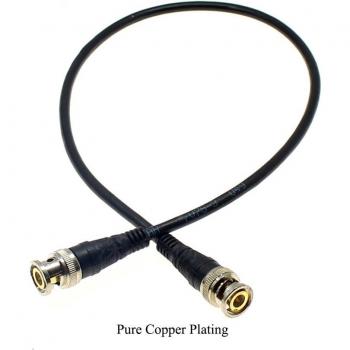 Câble vidéo 0,5 m BNC double tête – connecteur cuivre pur pour caméras