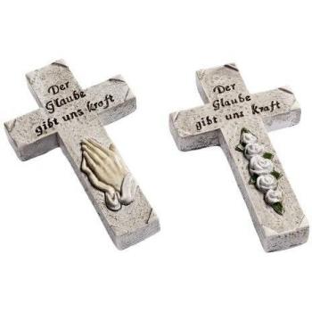 CREApop® Blumenherz‑Kreuz – „Stärke im Glauben“