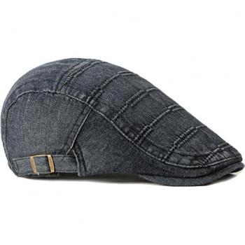 SHOWERSMILE Black Denim Ivy Cap
