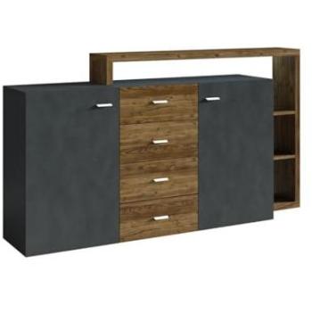 Buffet Moderne avec Étagère Bergame 180cm