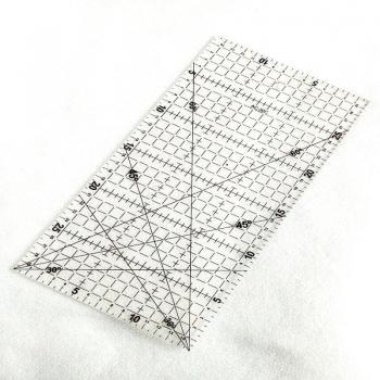Quilten Lineal aus Acryl 30x15 cm
