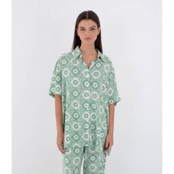 Mikono Green Mineral T-Shirt for Women