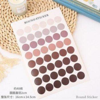 DIY Colorful Heart Sticker Set
