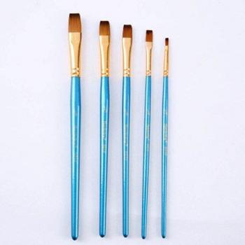 5-Piece Watercolor, Acrylic & Oil Paint Brush Set