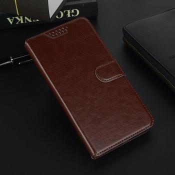 Estuche de Cuero con Ranuras para Tarjetas Compatible con Samsung Galaxy Mega 5.8