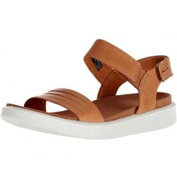 ECCO FLOWTW, Sandalias con Punta Abierta Mujer, Marrón
